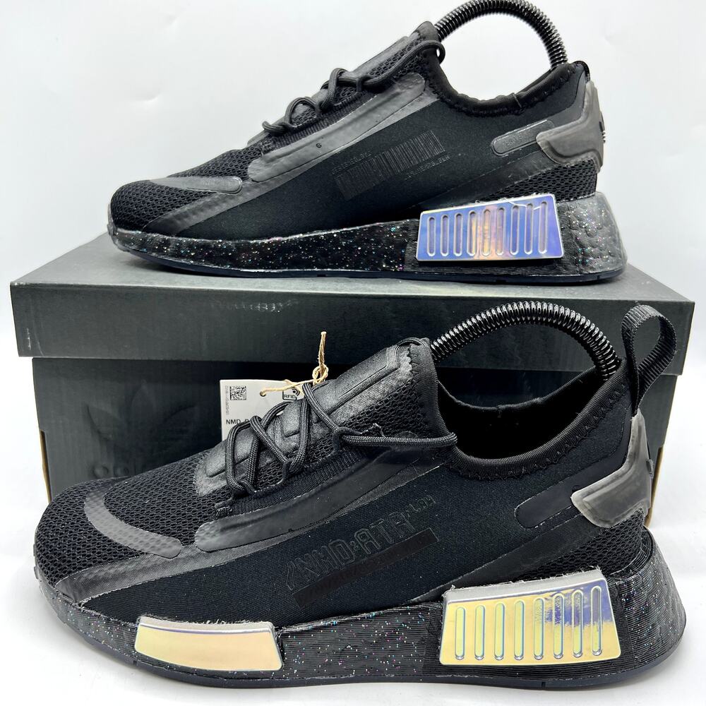 NEW Adidas NMD_R1 Spectoo Women's Shoes Size 6 Sneakers Black Reflective GZ9288
